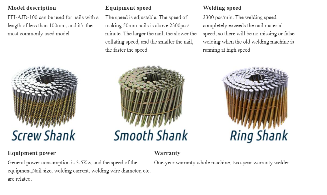 High Speed Coil Nail making machine Nail Making Machine Blog